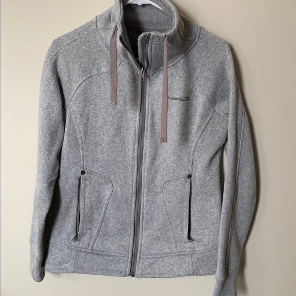 Avalanche high-neck zip up